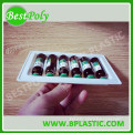 Customized plastic medical trays plastic blister packaging pills